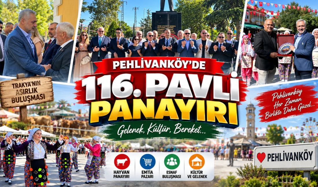 Pehlivanköy Sarıçam: “Pavli Panayırı Bereketli Olsun” Kırklareli Milletvekili Ahmet Gökhan Sarıçam,