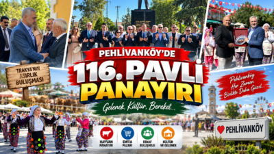 Sarıçam: “Pavli Panayırı Bereketli Olsun” Kırklareli Milletvekili Ahmet Gökhan Sarıçam,