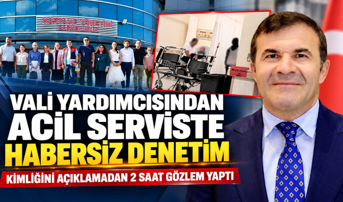 Habersiz Denetim Vali Yardımcısından Acil Serviste Habersiz Denetim Kırklareli Vali Yardımcısı Dr.