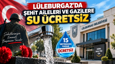 Lüleburgaz Belediye Meclisi, birinci derece şehit yakınları ve gazilere yönelik