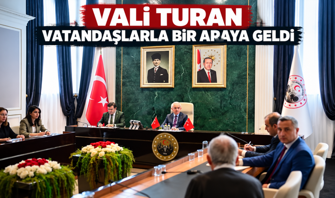 Vali Turan Vatandaşlarla Bir Araya Geldi Kırklareli Valisi Uğur Turan, Valilik Atatürk Toplantı Salonu’nda düzenlenen halk
